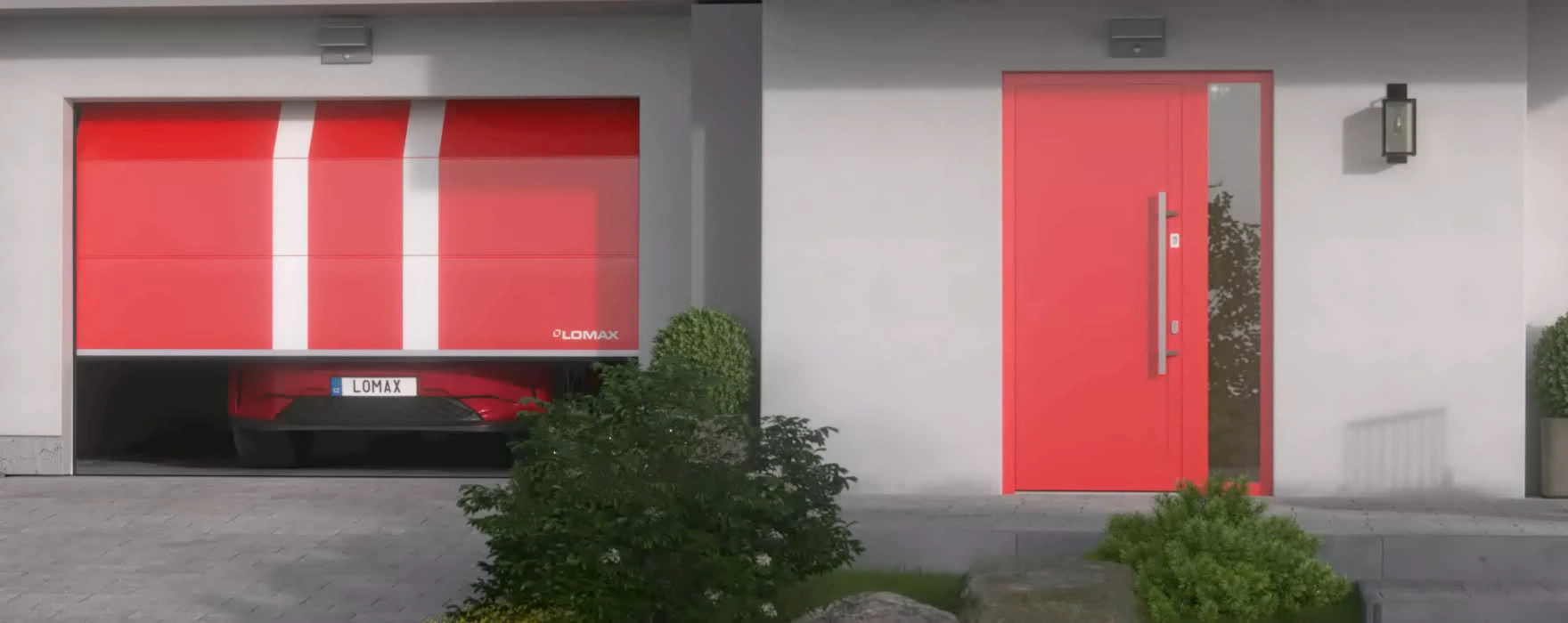 LOMAX – Eingangstüren Visualisierung
