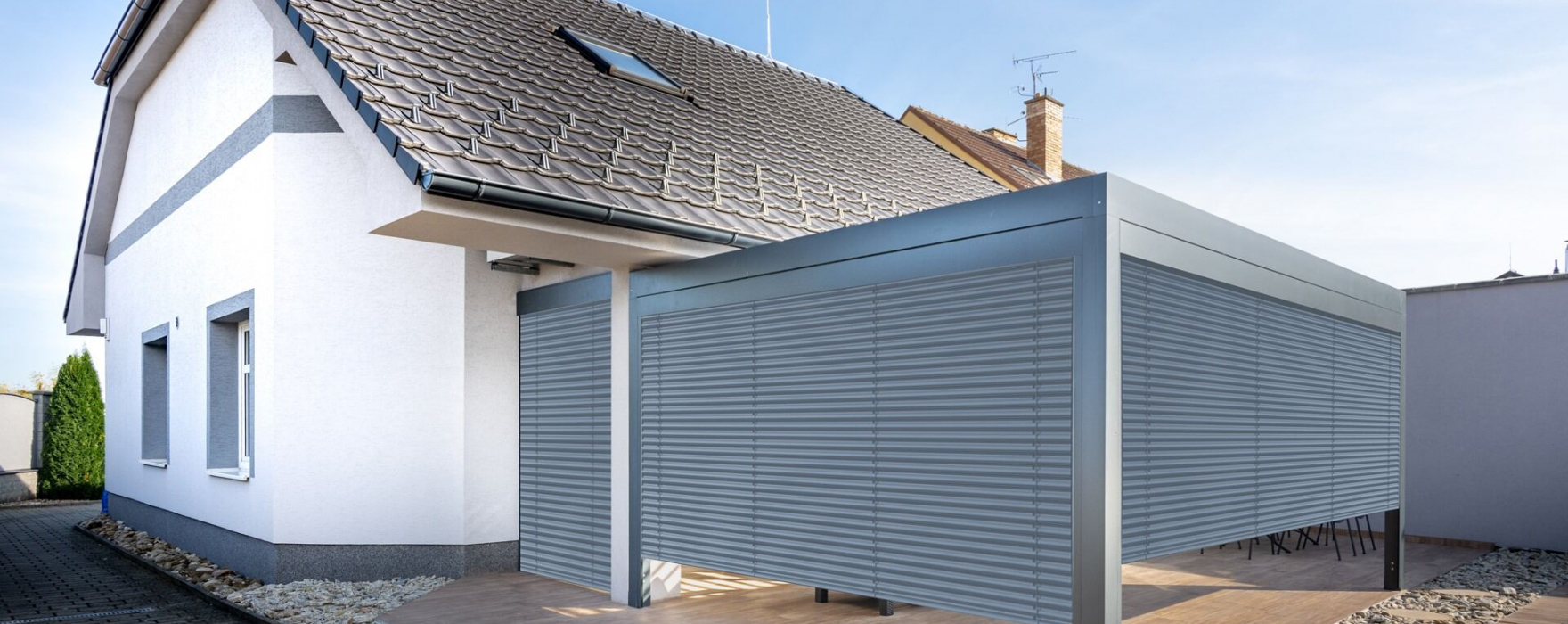 Venkovní žaluzie na pergolu